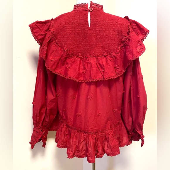 Farm Rio Hearts Blouse - Picture 4 of 9